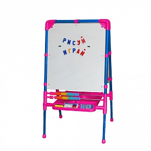 Мольберт Вырастайка, цвет голубой-розовый (Galaxy, 7417RT)